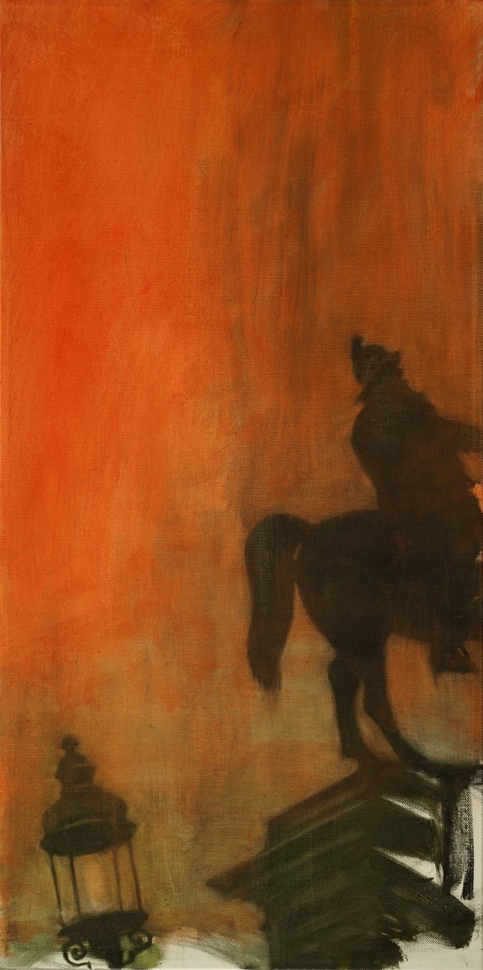Bent Hedeby Sørensen, Himlen over København 1, 2017, 70×35 cm – 6000kr
