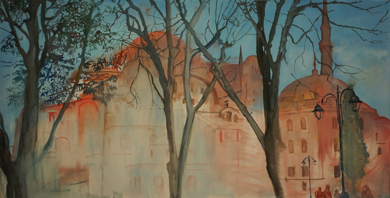 Bent Hedeby Sørensen, Istanbul 2016, 67×130 cm