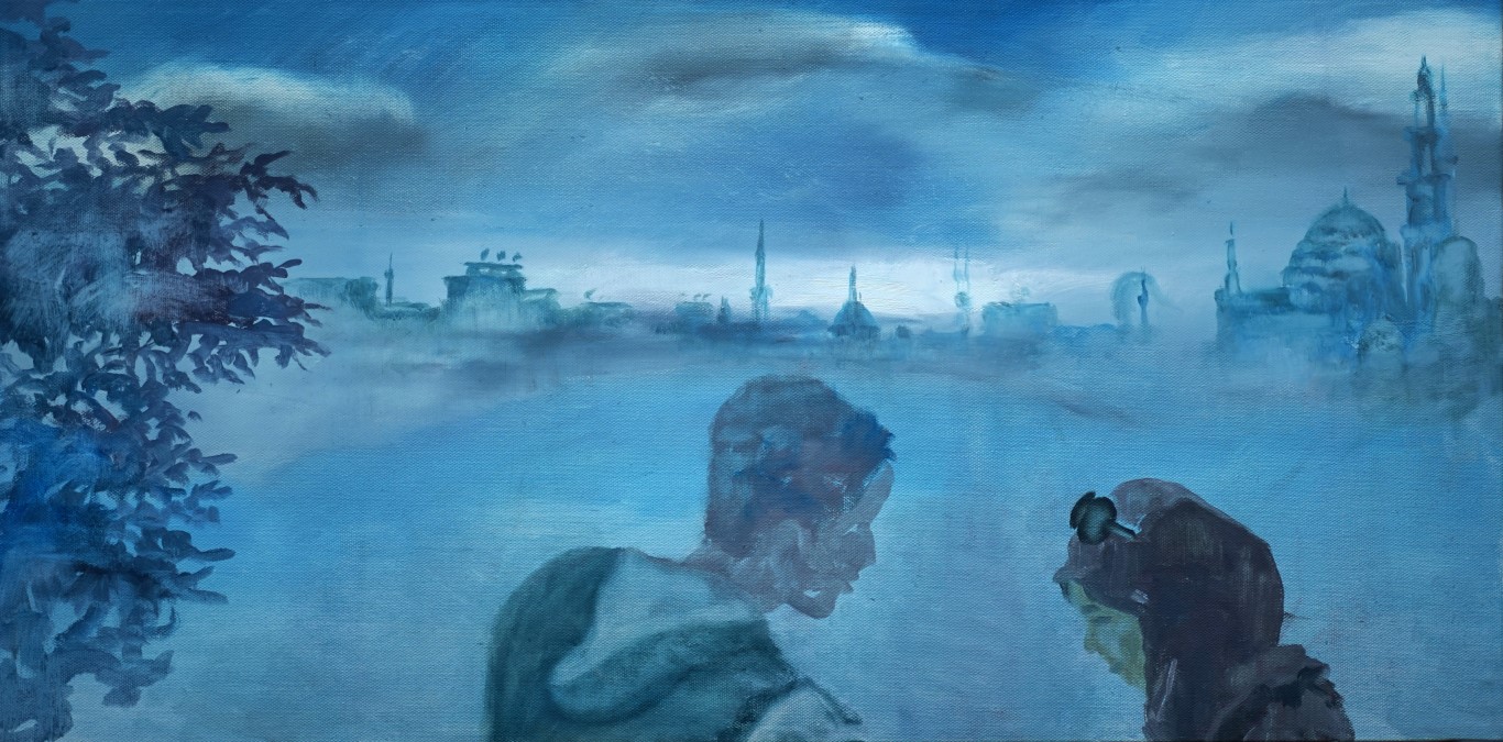 Bent Hedeby Sørensen, Kairo 2017 – 35×60 cm