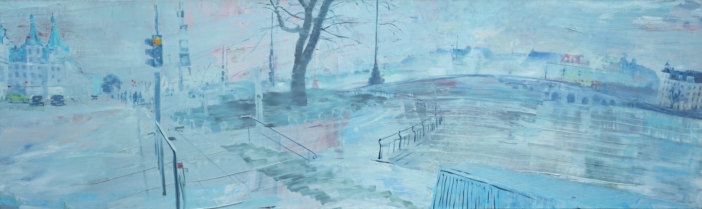 Bent Hedeby Sørensen, København II, 67x201cm