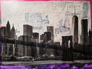 Jan Klein: NYC Brooklyn Bridge Collage