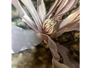 Maleri af blomst