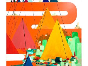 Maleri af kunstner Jeppe Lauge: u/t