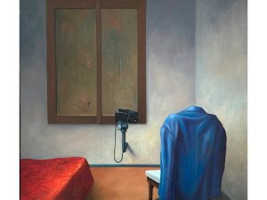 Maleri af Håkan Nyström: Searching