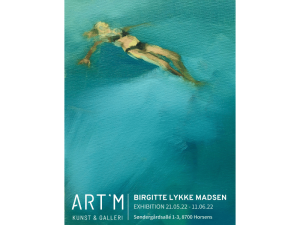 Birgitte Lykke Madsen - Udstillingsplakat