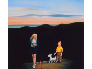 Twilight - grafik af Ole Ahlberg