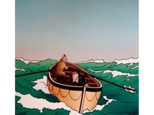 The Boat - grafik af Ole Ahlberg