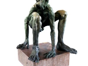 Flemming Hald skulptur - Krybet