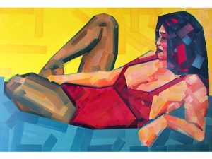 Maleri af Piotr Kachny: Sheer Ocking