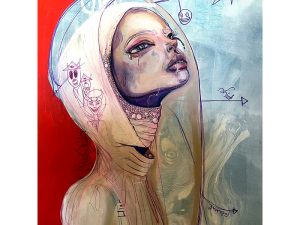 Maleri af Anne Ditte: Idun