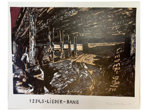 Grafik af Kehnet Nielsen: Lieder Bane