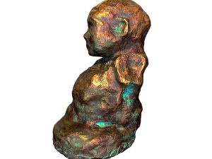 Skulptur af baby
