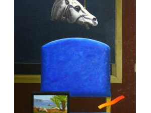 Håkan Nystrom Maleri - Chair - 70x60 - ART'M