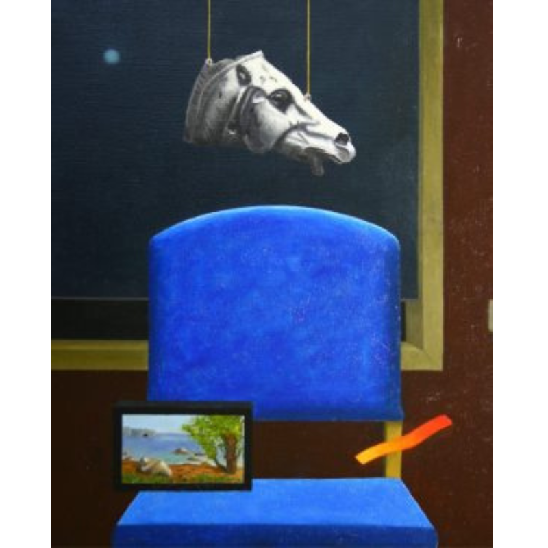 Håkan Nystrom Maleri - Chair - 70x60 - ART'M