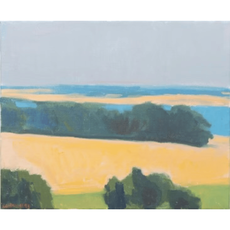 Maleri Ulrik Hoff Sommer i kagerup 50 x 61 cm