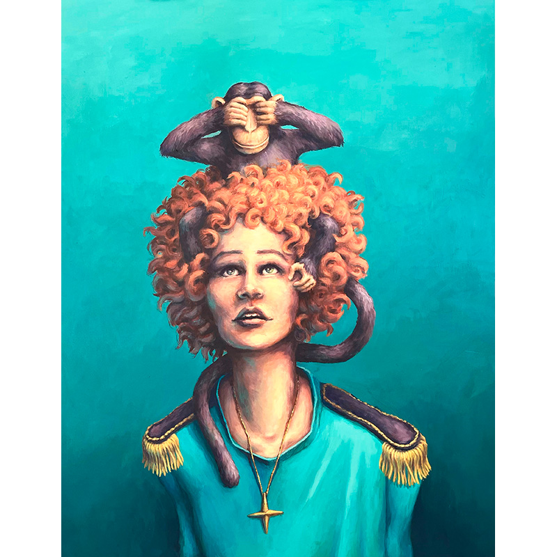 Maleri af Pernille Jaeger