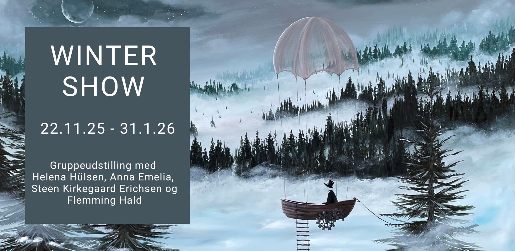 Illustration til vinterudstilling 