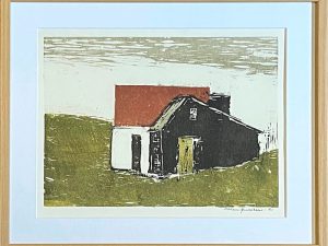 Grafik af Søren Andersen med hus