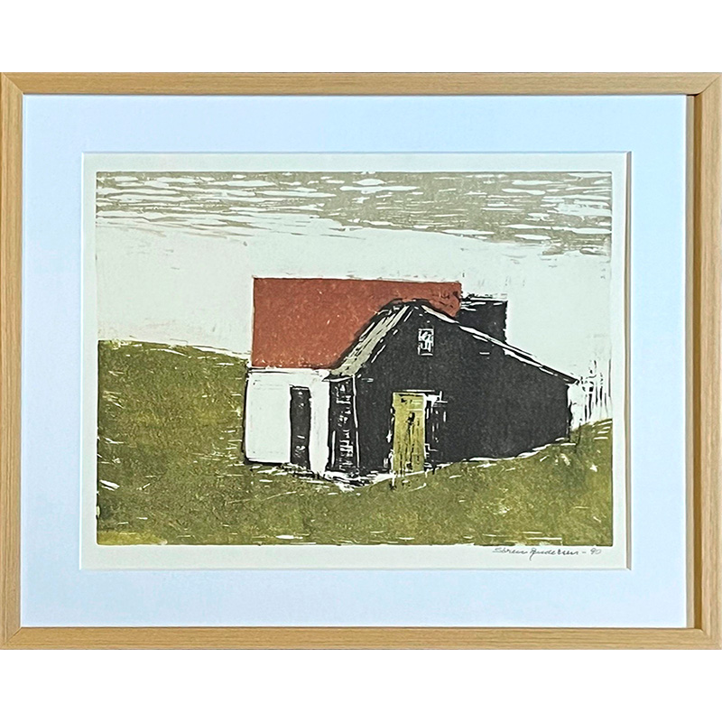 Grafik af Søren Andersen med hus