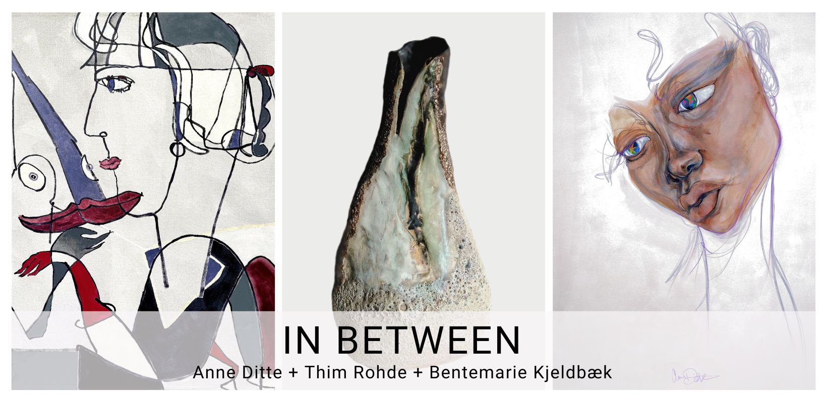 Udstilling In Between banner