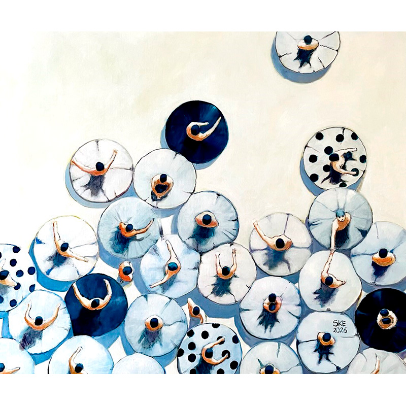 Maleri med ballerinaer