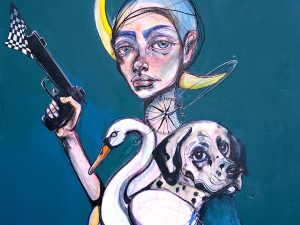 Maleri af Anne Ditte - Bang - 60x60 cm