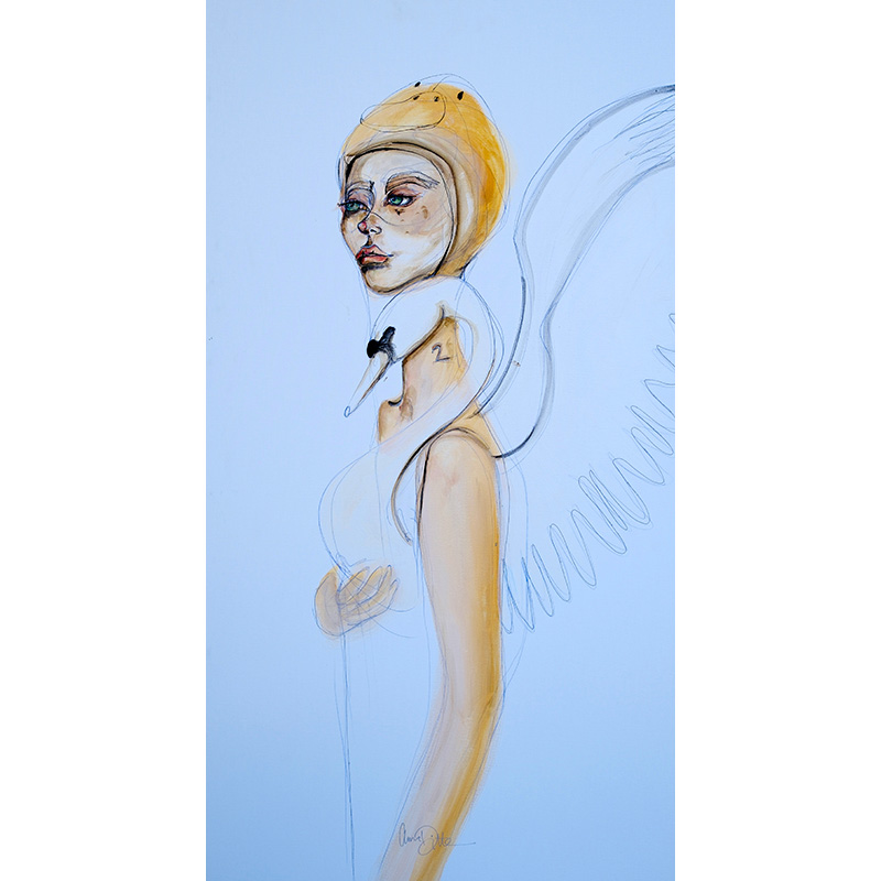 Maleri af Anne Ditte - Nr. 2 - 120x60 cm