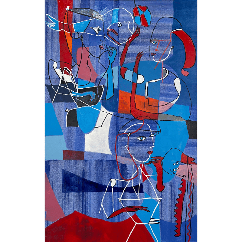 Bentemarie Kjeldbæk - Madmarkedsdamer i Valencia - 190x120