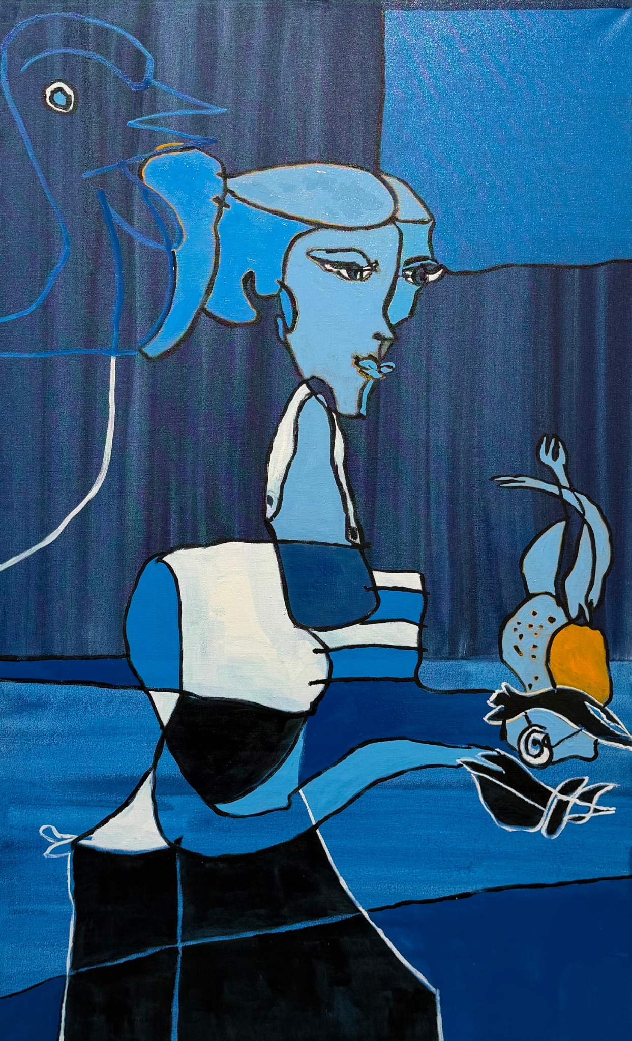 Bentemarie Kjeldbæk - markedsdame med kylling