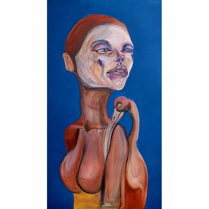 Maleri af Anne Ditte Virgo 170x100