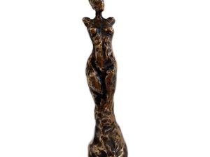 Kvindeskulptur i bronze